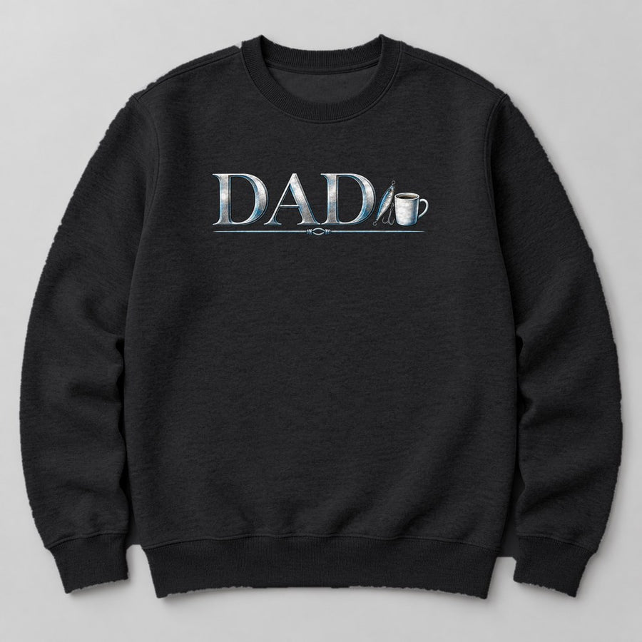 Dad Sweatshirt in Black