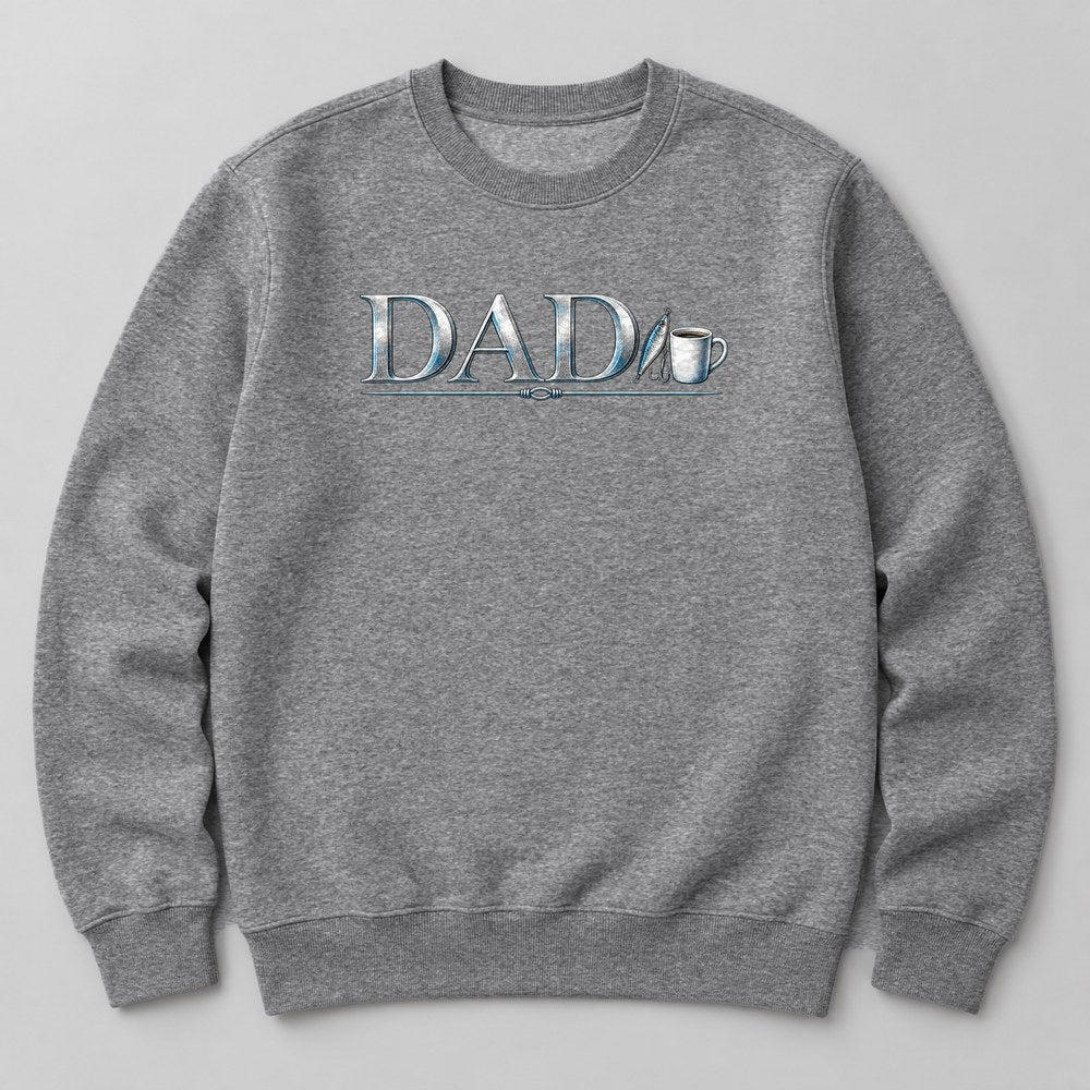 Dad Sweatshirt in Heather Grey