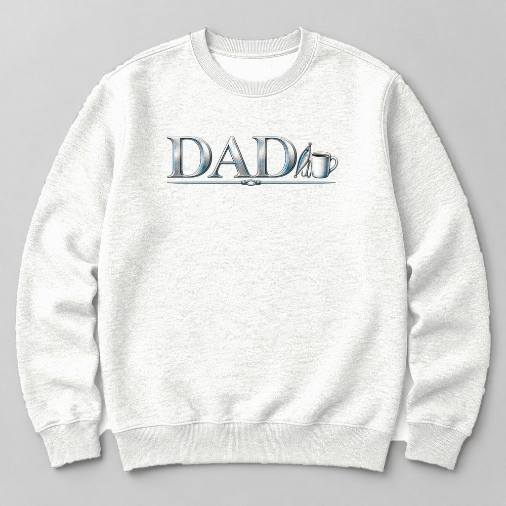 Dad Sweatshirt in White