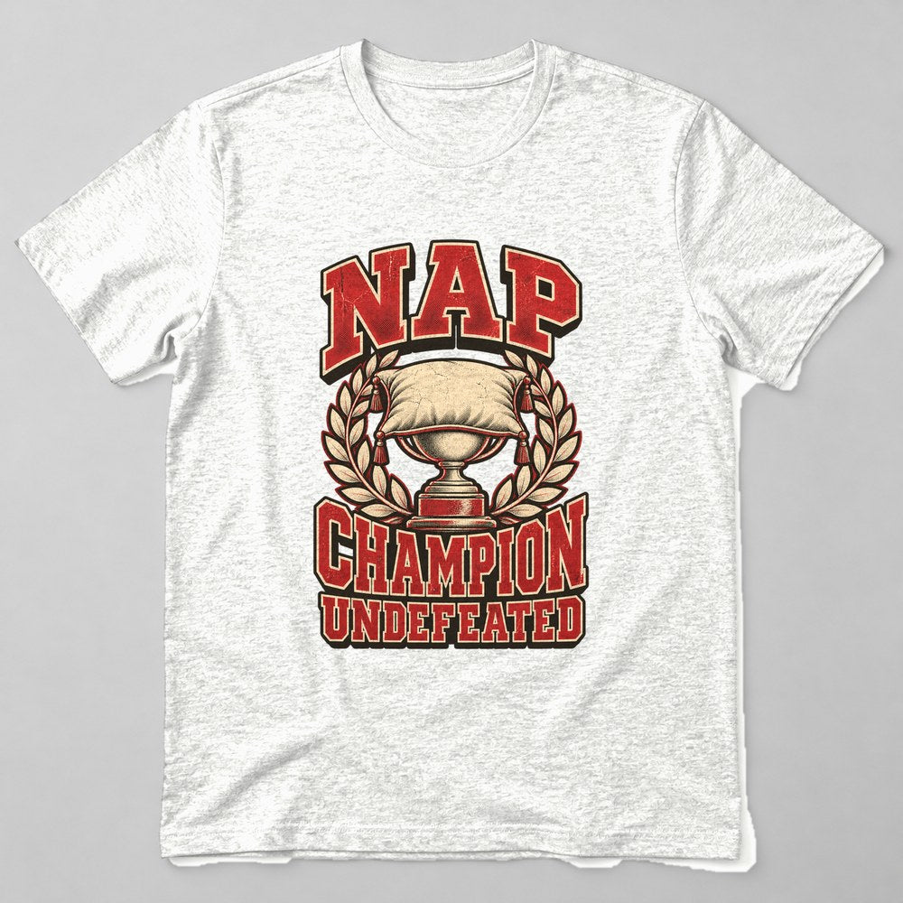 Nap Champion Undefeated T-Shirt in White