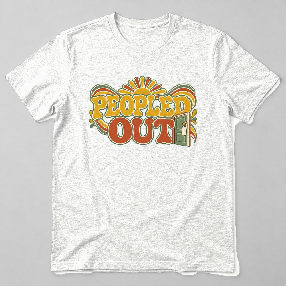 Peopled Out T-Shirt in White