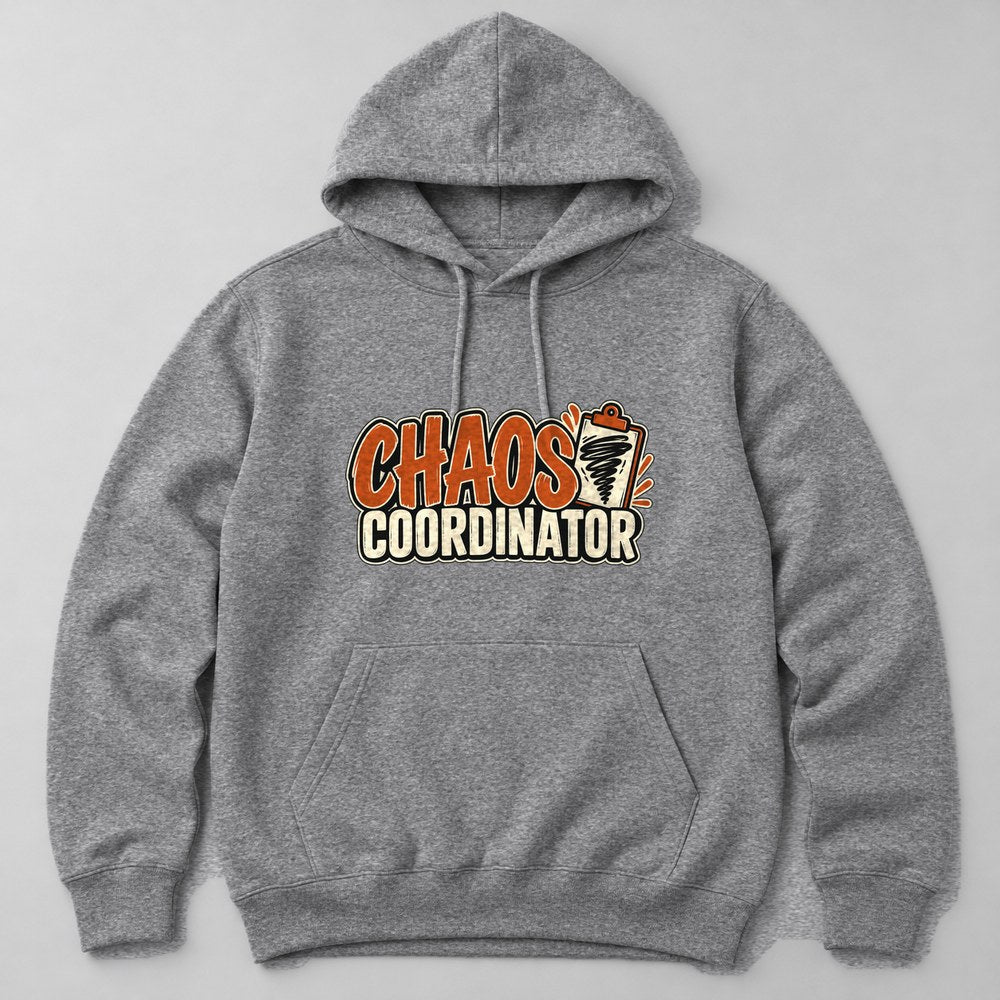 Chaos Coordinator Hoodie in Heather Grey