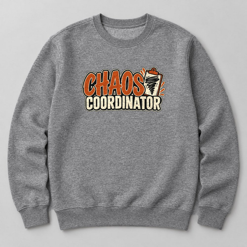 Chaos Coordinator Sweatshirt in Heather Grey