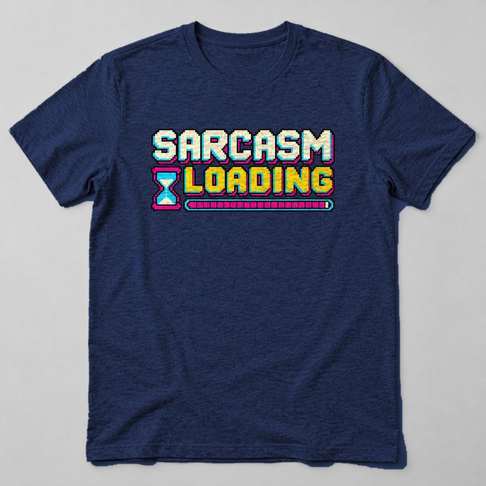 Sarcasm Loading T-Shirt in Navy