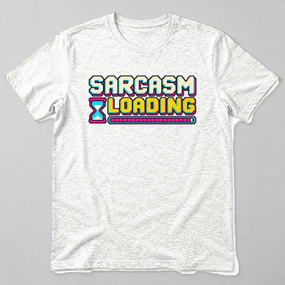 Sarcasm Loading T-Shirt in White