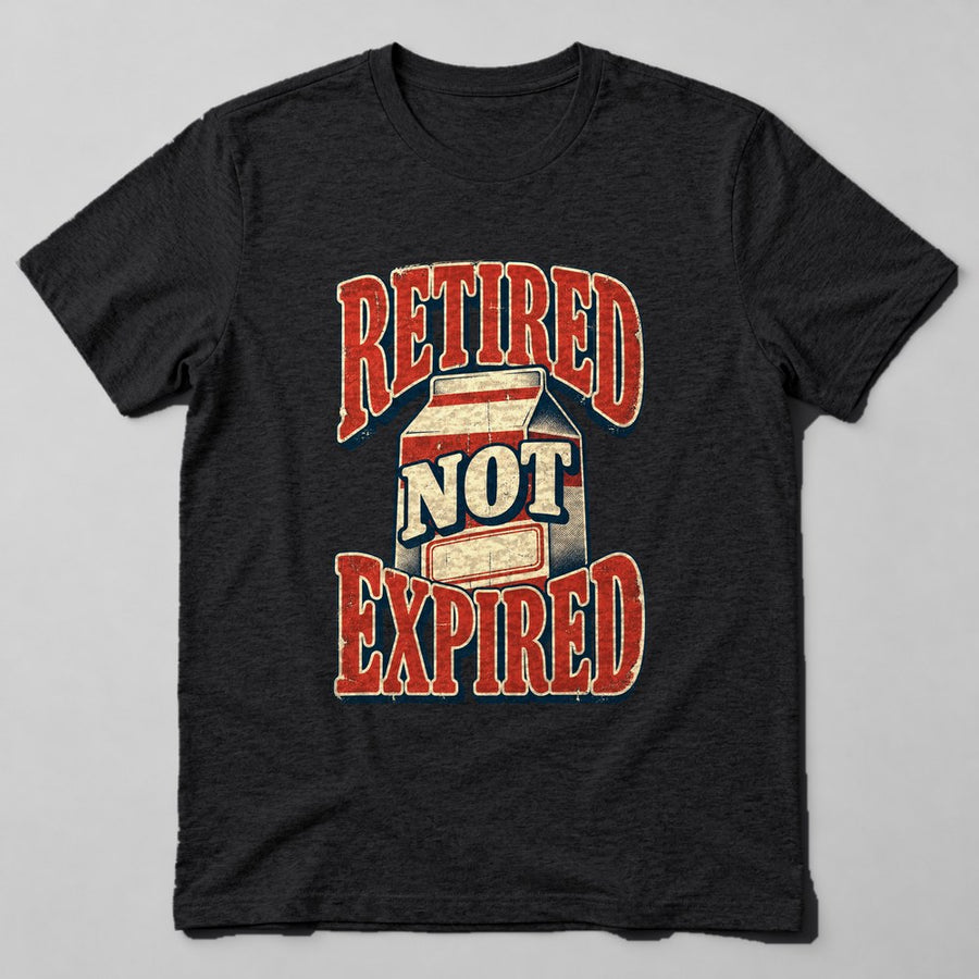 Retired Not Expired T-Shirt in Black