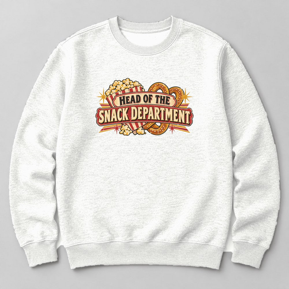 Head of the Snack Department Sweatshirt in White