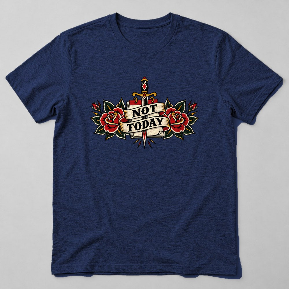 Not Today T-Shirt in Navy