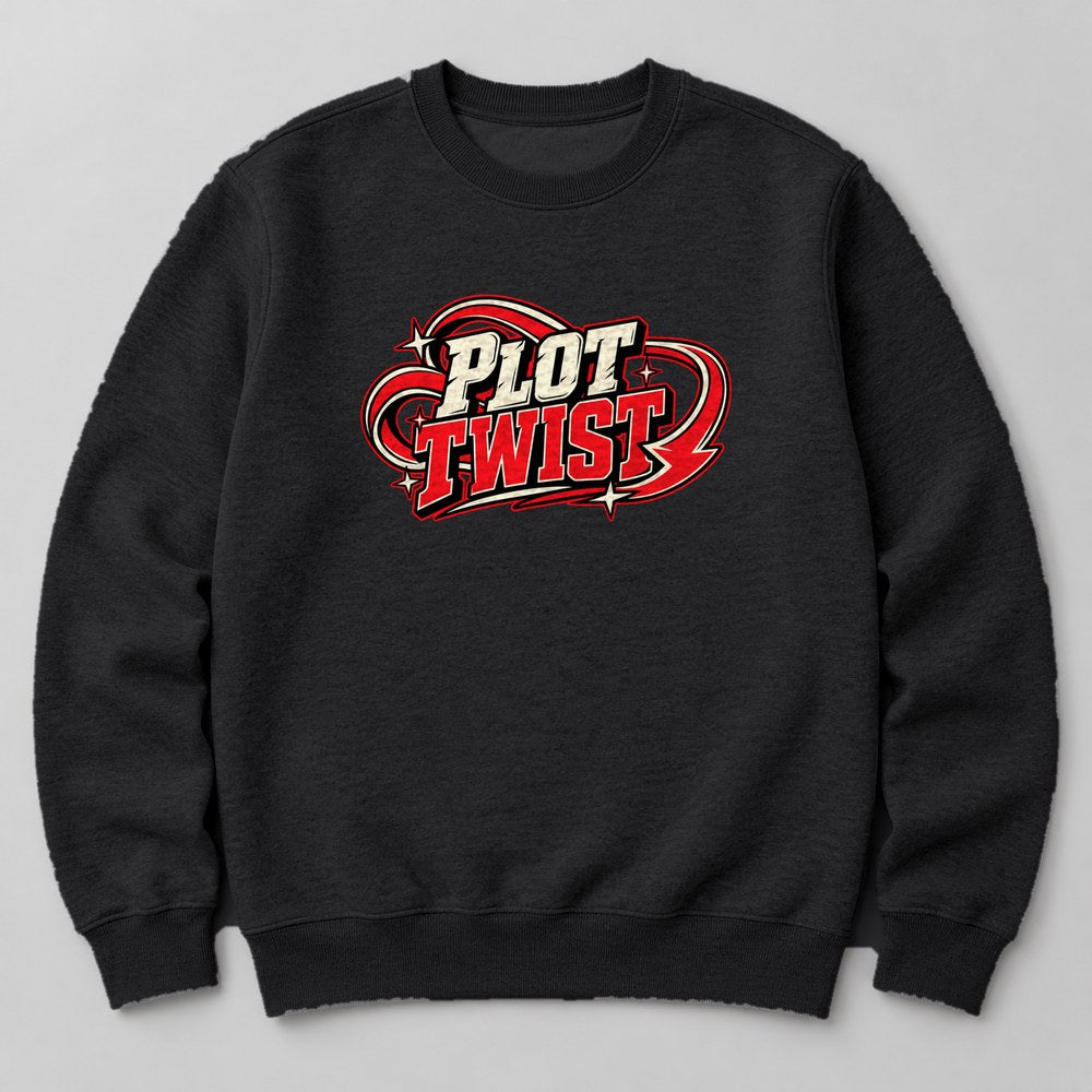 Plot Twist Sweatshirt in Black