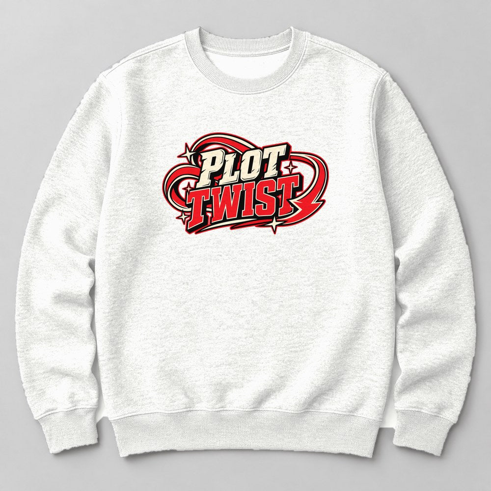 Plot Twist Sweatshirt in White