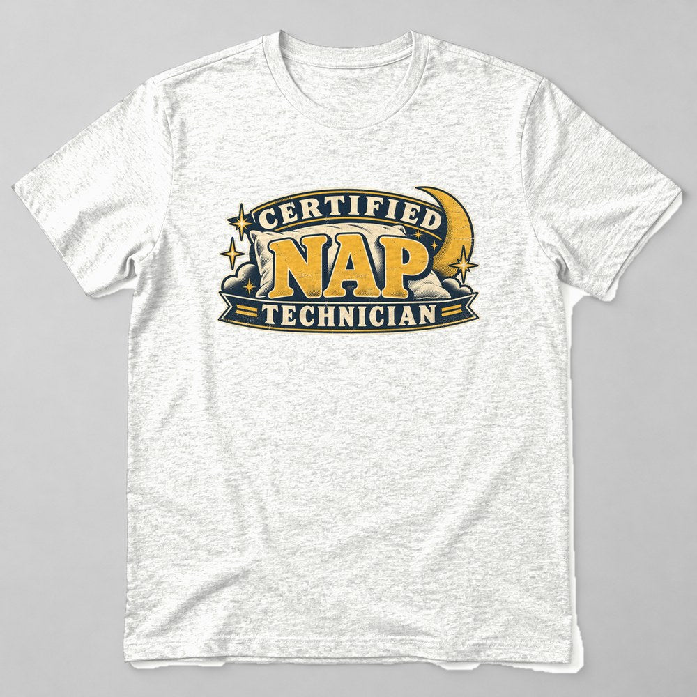 Certified Nap Technician T-Shirt in White