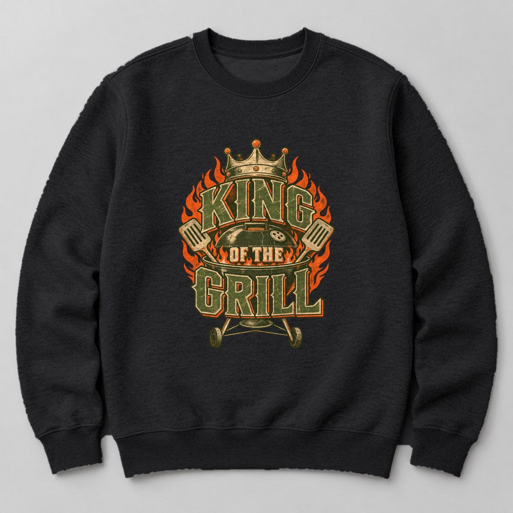 King of the Grill Sweatshirt in Black