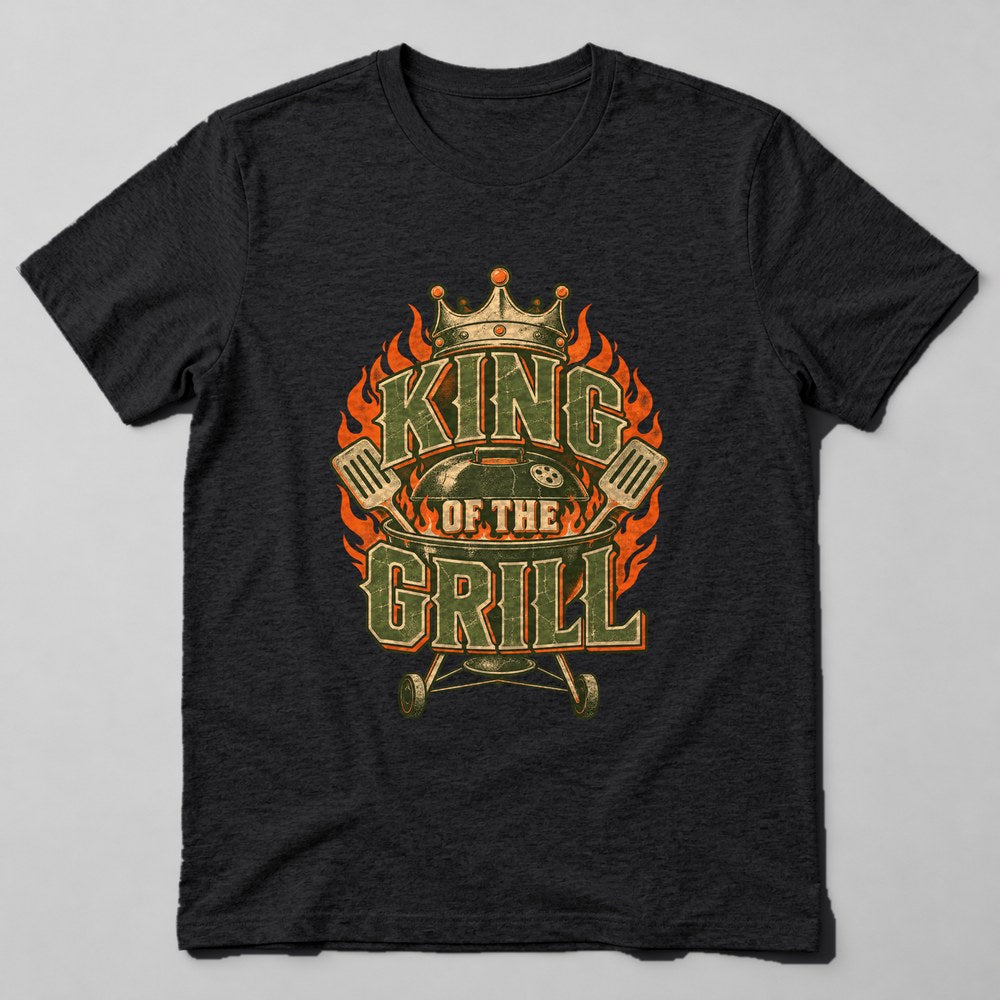 King of the Grill T-Shirt in Black