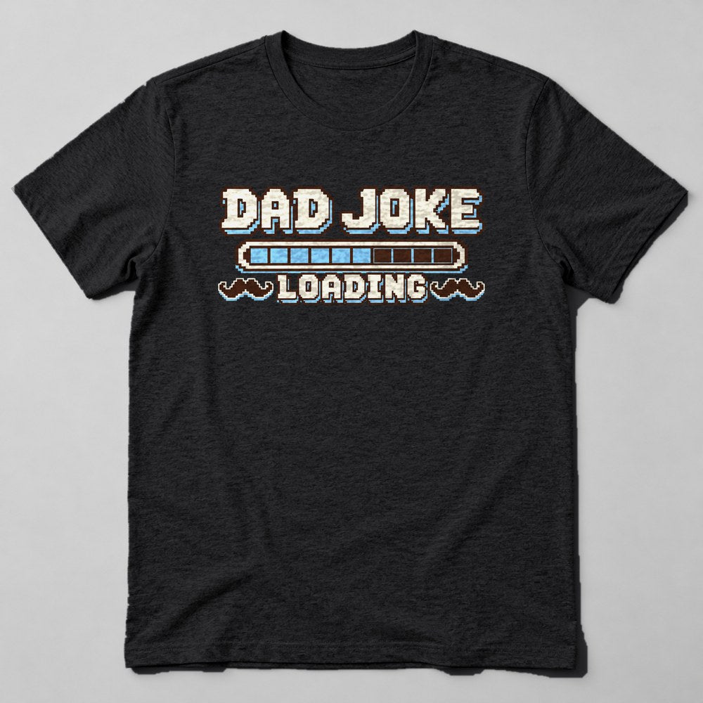 Dad Joke Loading T-Shirt in Black