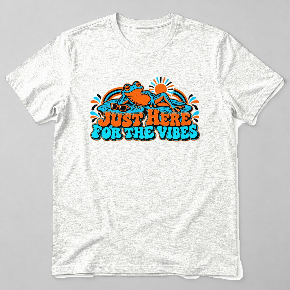 Just Here for the Vibes T-Shirt in White