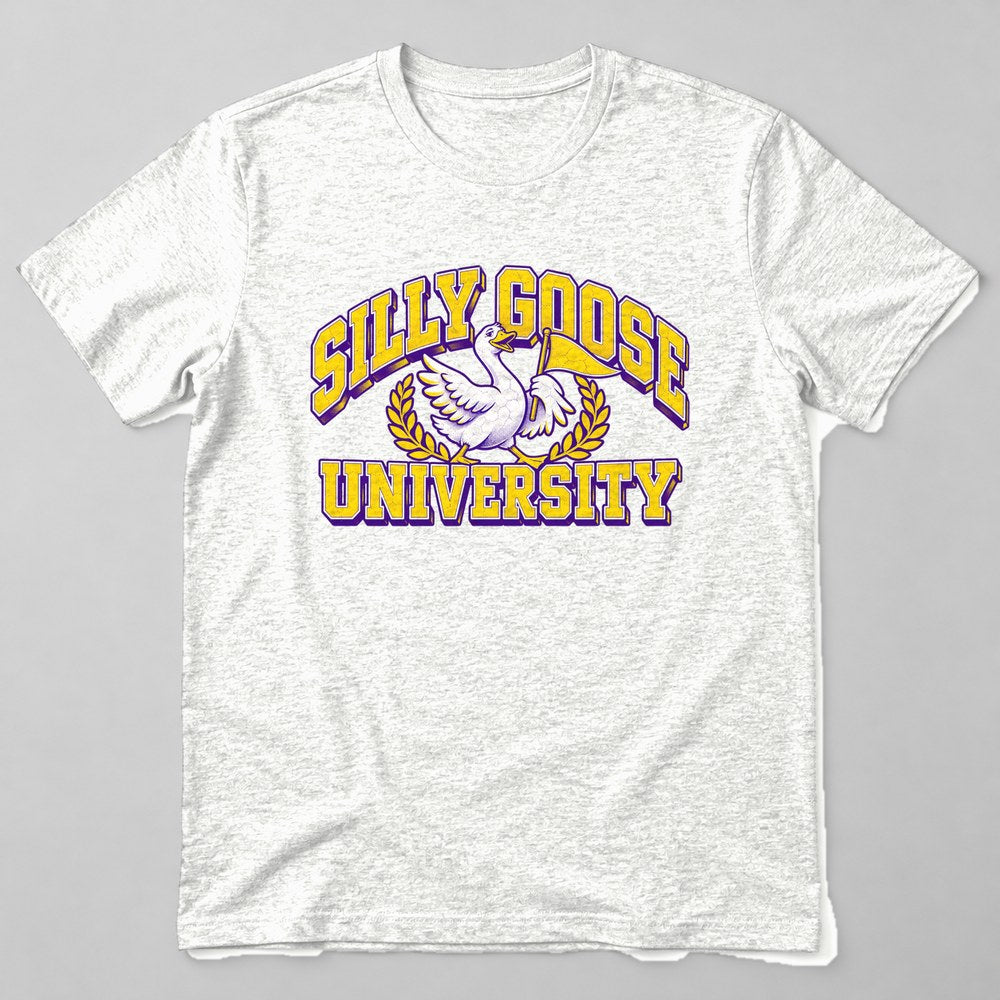 Silly Goose University T-Shirt in White