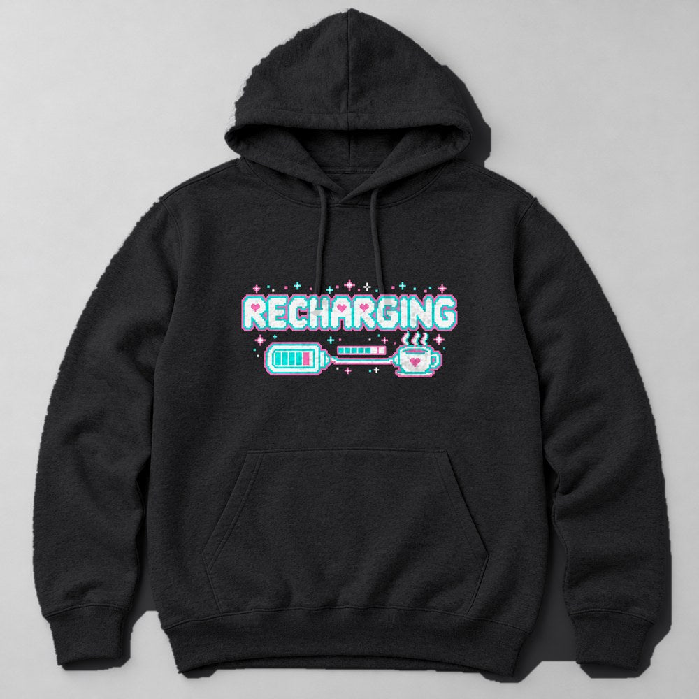 Recharging Hoodie in Black