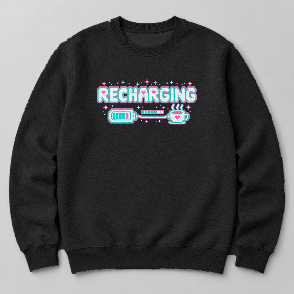 Recharging Sweatshirt in Black