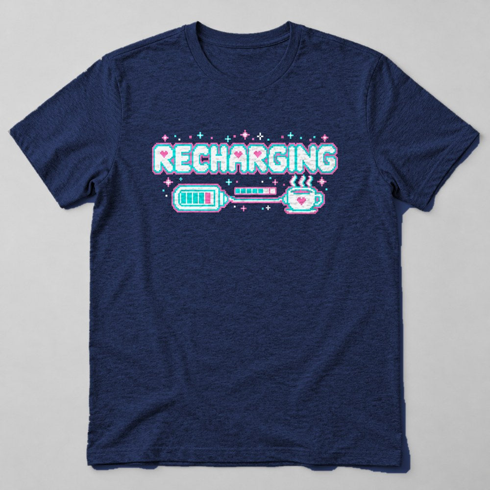 Recharging T-Shirt in Navy