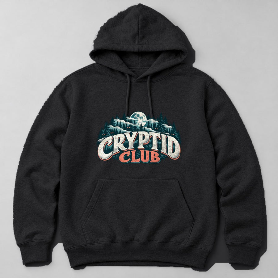 Cryptid Club Hoodie in Black