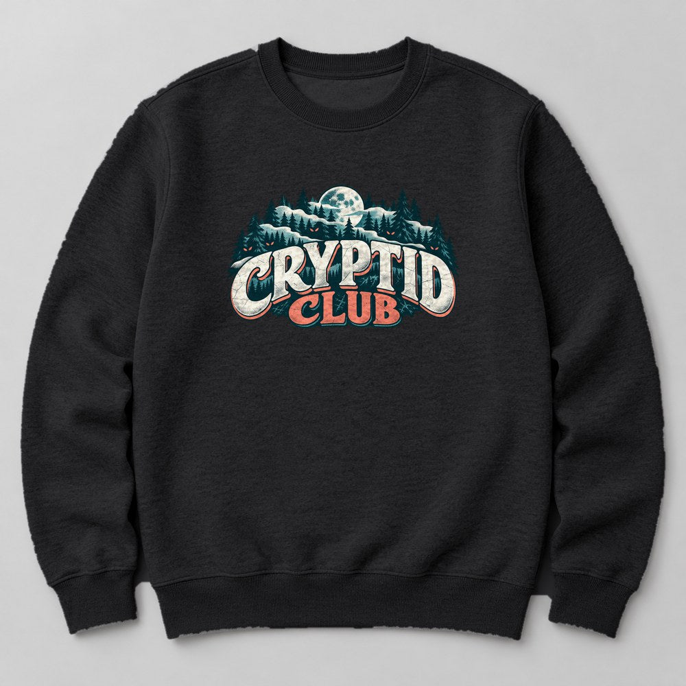 Cryptid Club Sweatshirt in Black