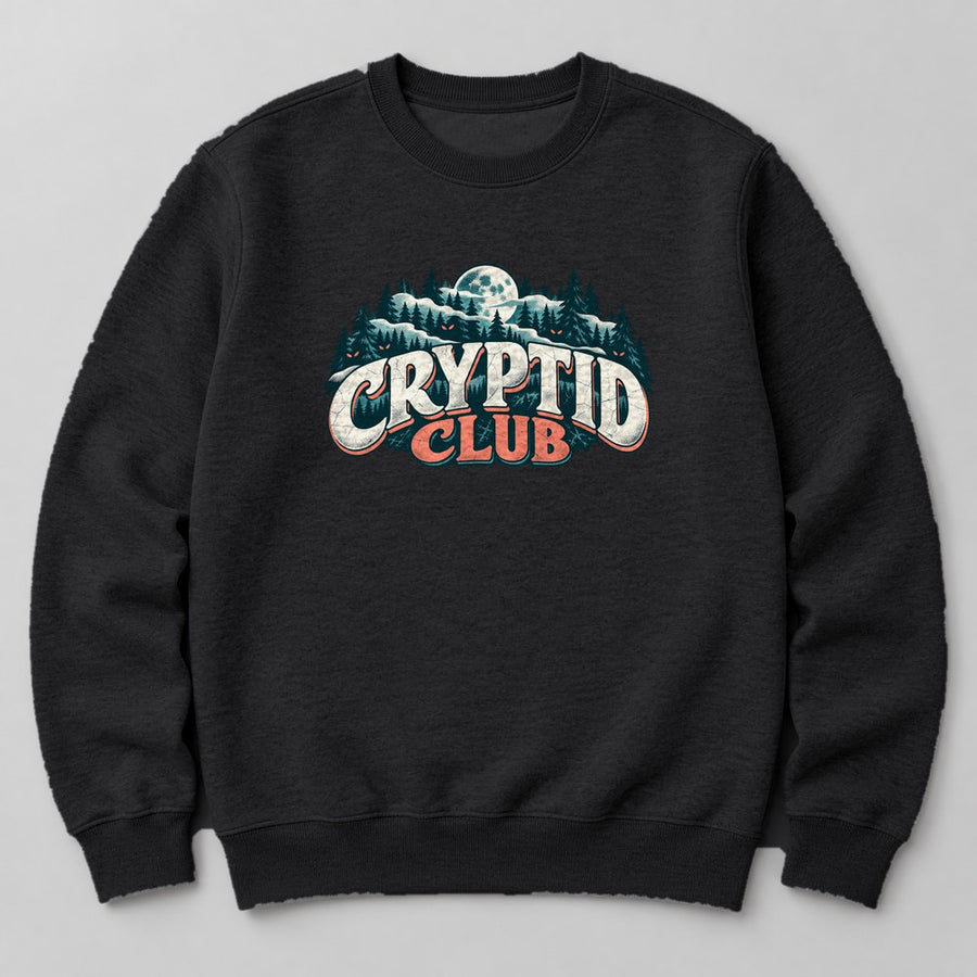 Cryptid Club Sweatshirt in Black