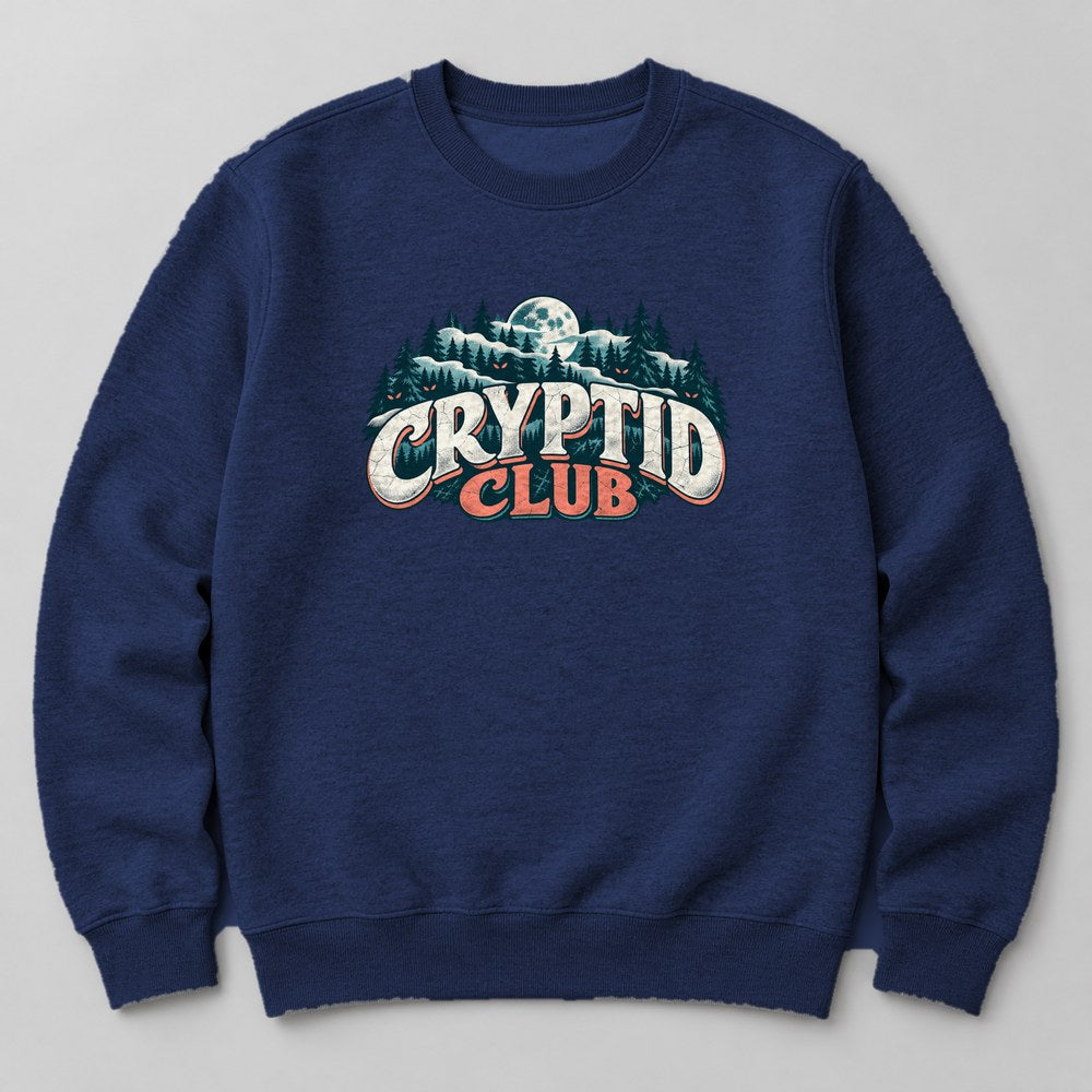 Cryptid Club Sweatshirt in Navy