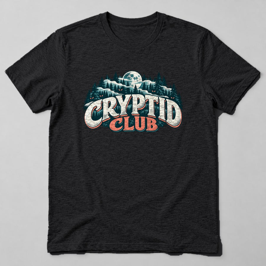 Cryptid Club T-Shirt in Black