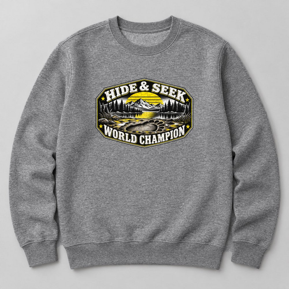 Hide & Seek World Champion Sweatshirt in Heather Grey
