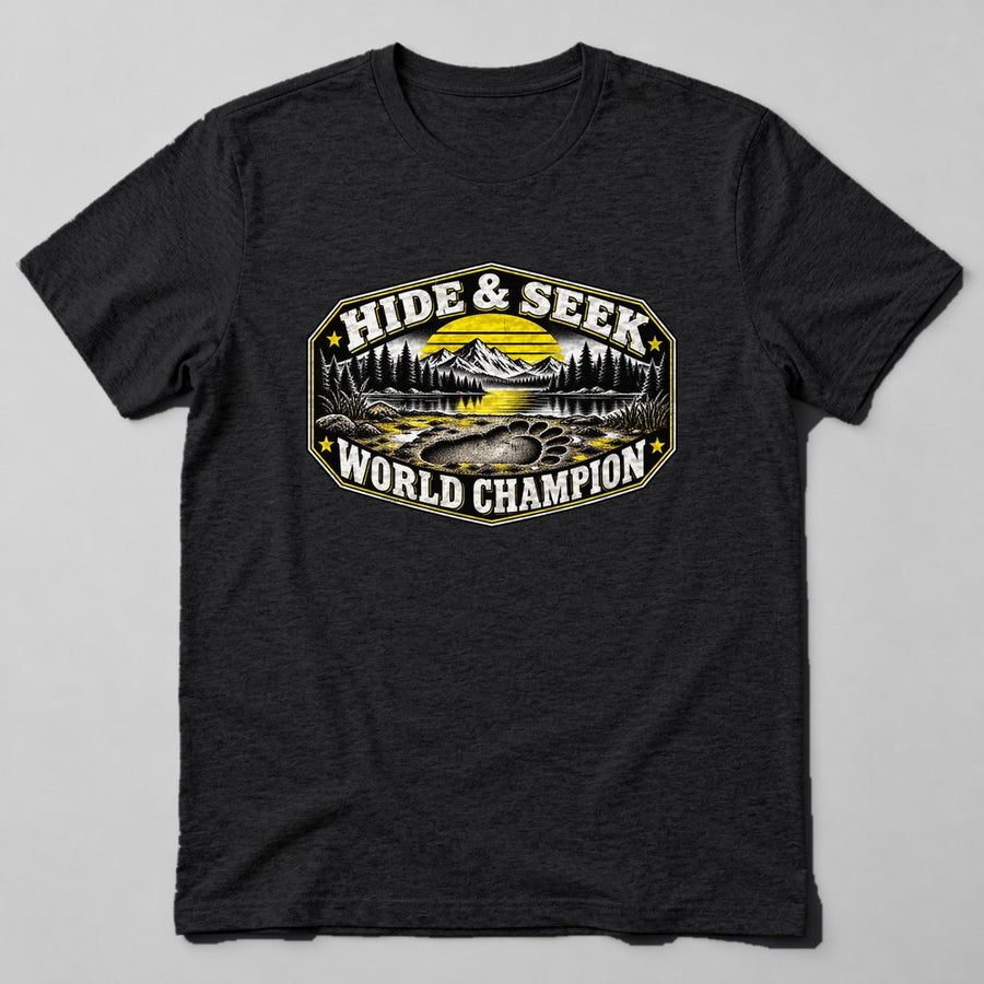 Hide & Seek World Champion T-Shirt in Black