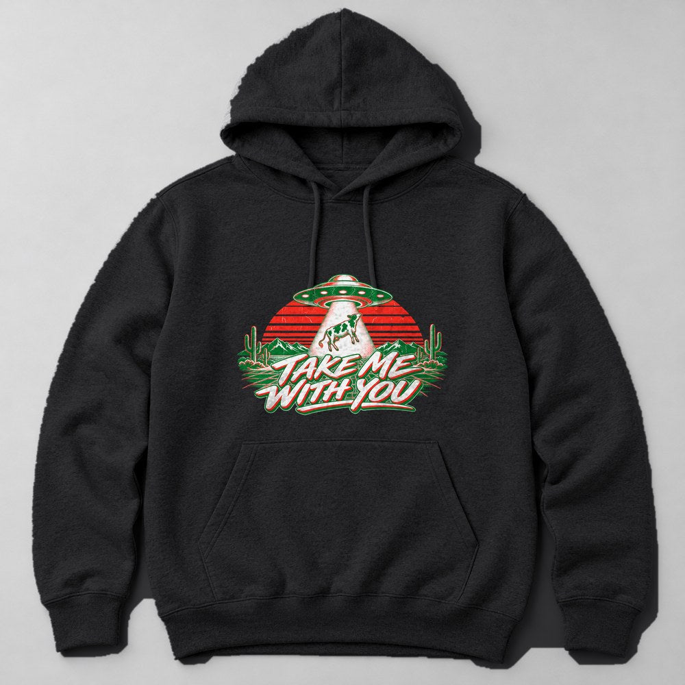 Take Me With You Hoodie in Black