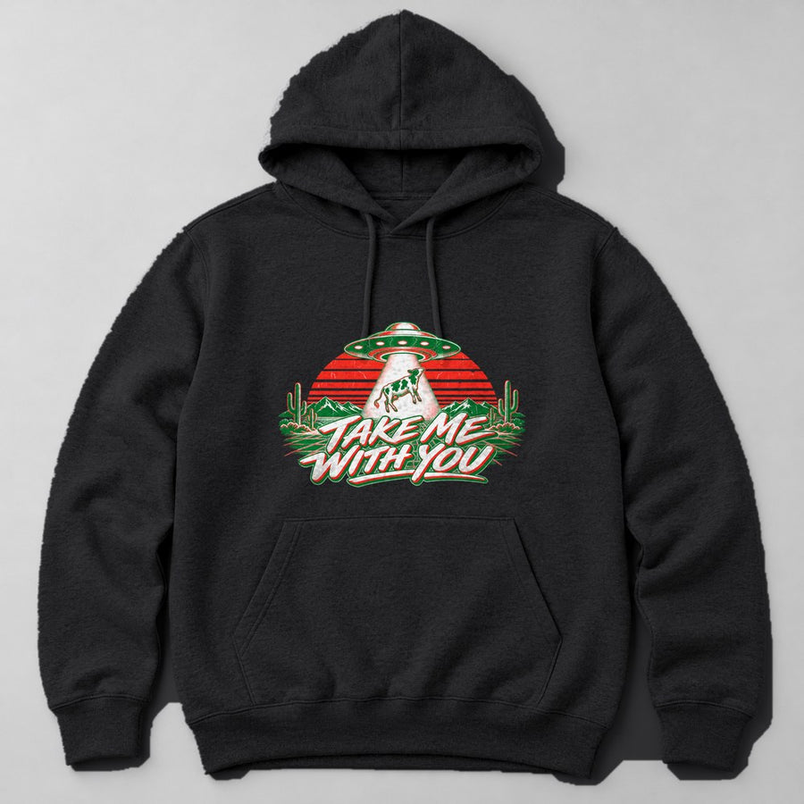 Take Me With You Hoodie in Black
