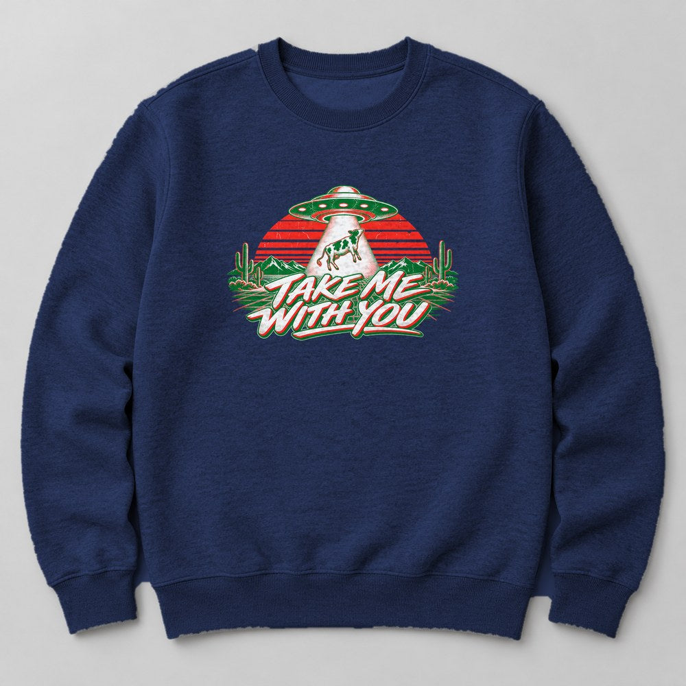Take Me With You Sweatshirt in Navy