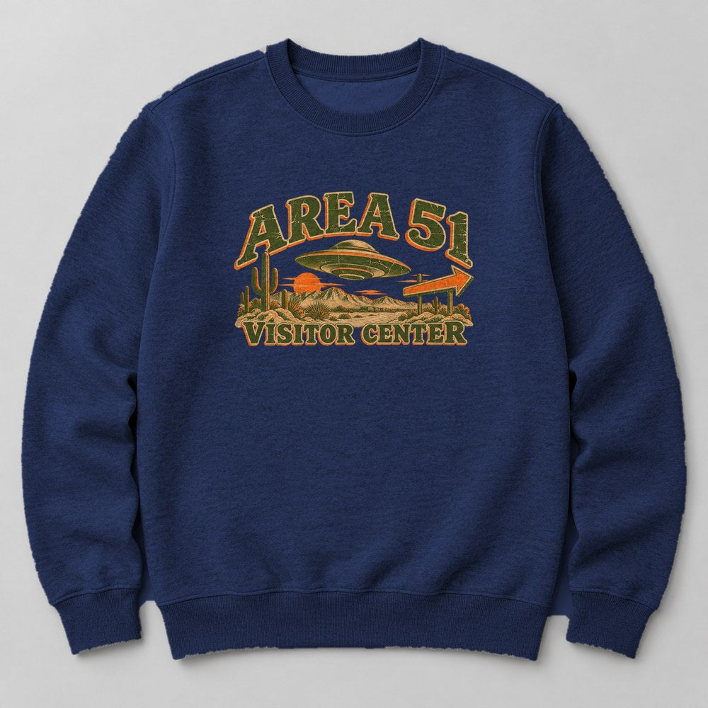 Area 51 Visitor Center Sweatshirt in Navy