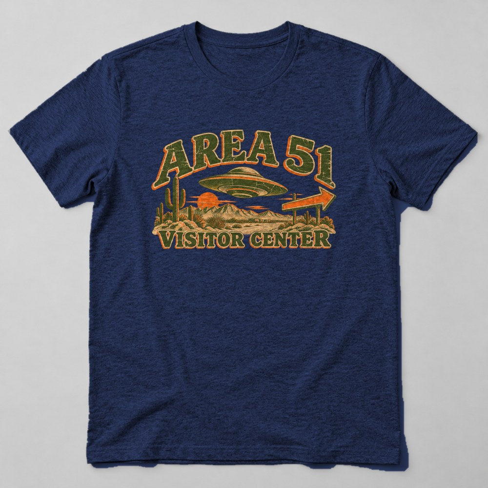 Area 51 Visitor Center T-Shirt in Navy