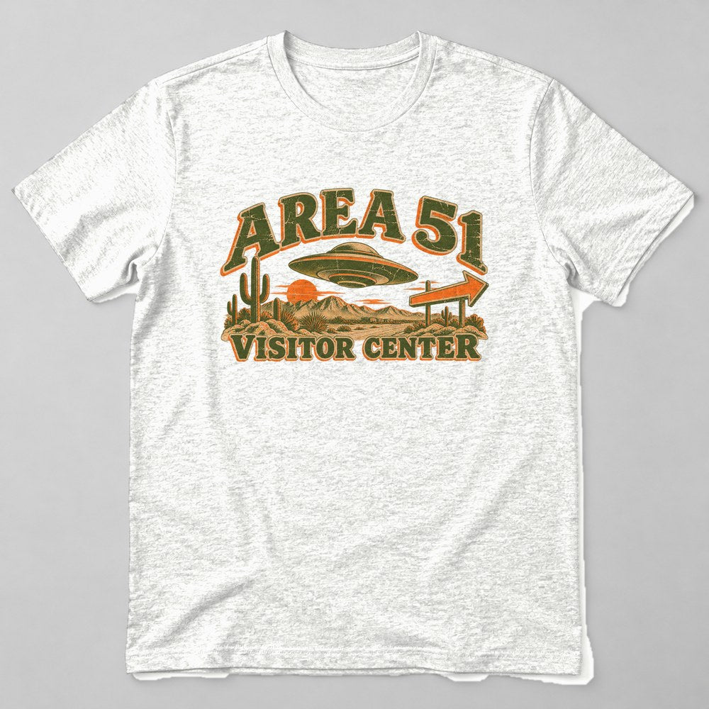Area 51 Visitor Center T-Shirt in White
