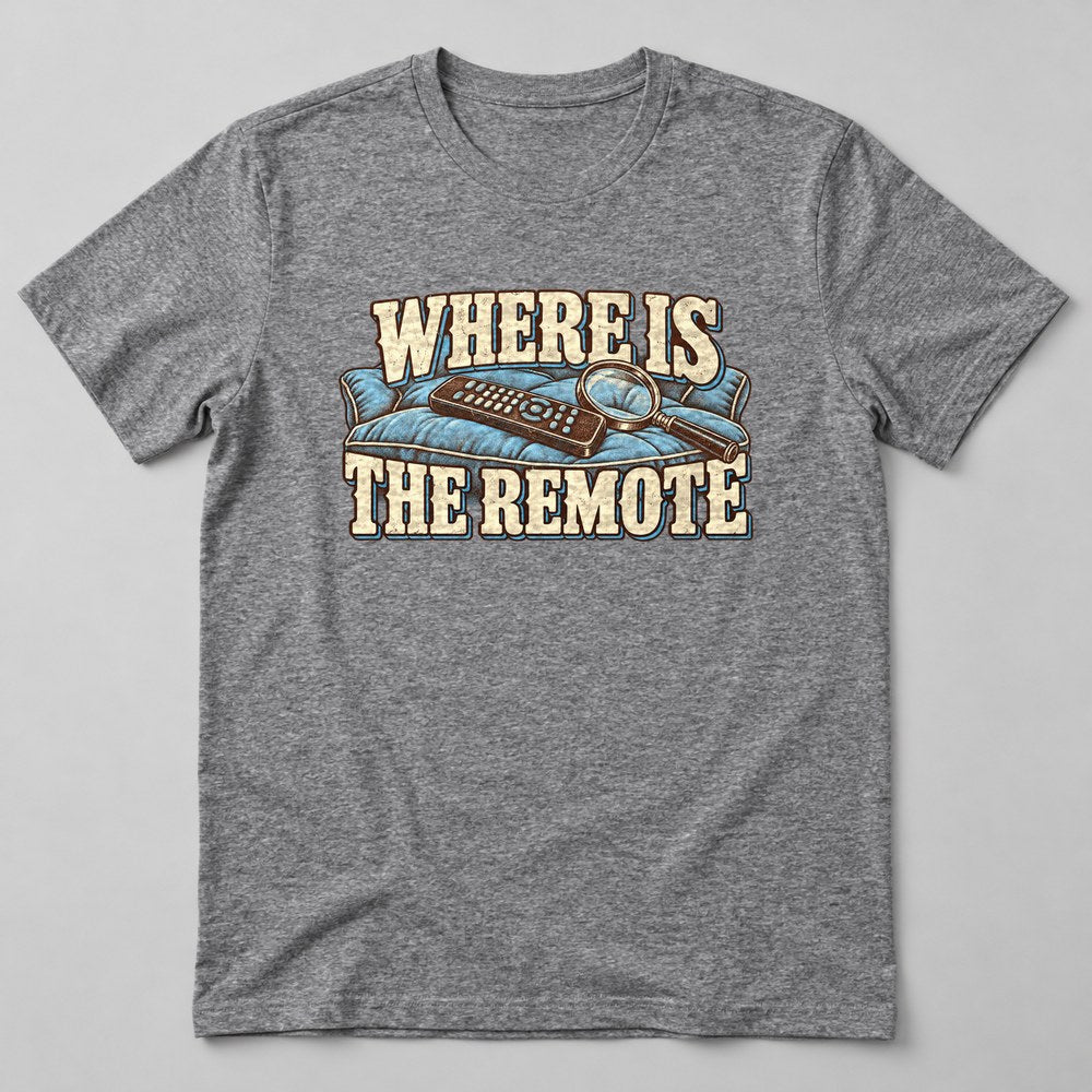 Where is the Remote T-Shirt in Heather Grey