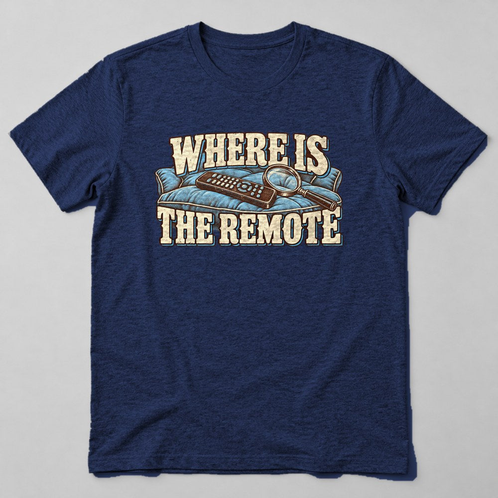 Where is the Remote T-Shirt in Navy