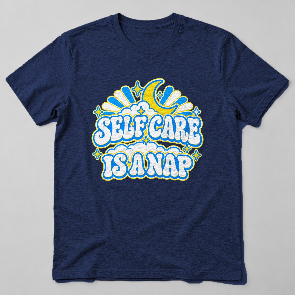 Self Care is a Nap T-Shirt in Navy