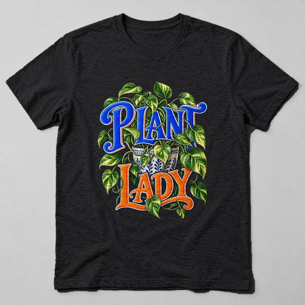 Plant Lady T-Shirt in Black