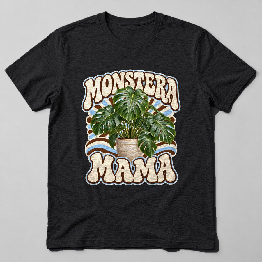 Monstera Mama T-Shirt in Black