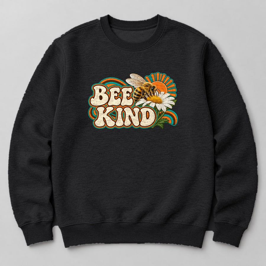 Bee Kind Sweatshirt in Black