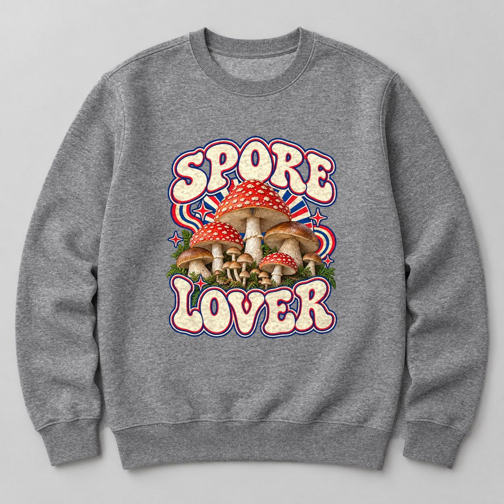 Spore Lover Sweatshirt in Heather Grey