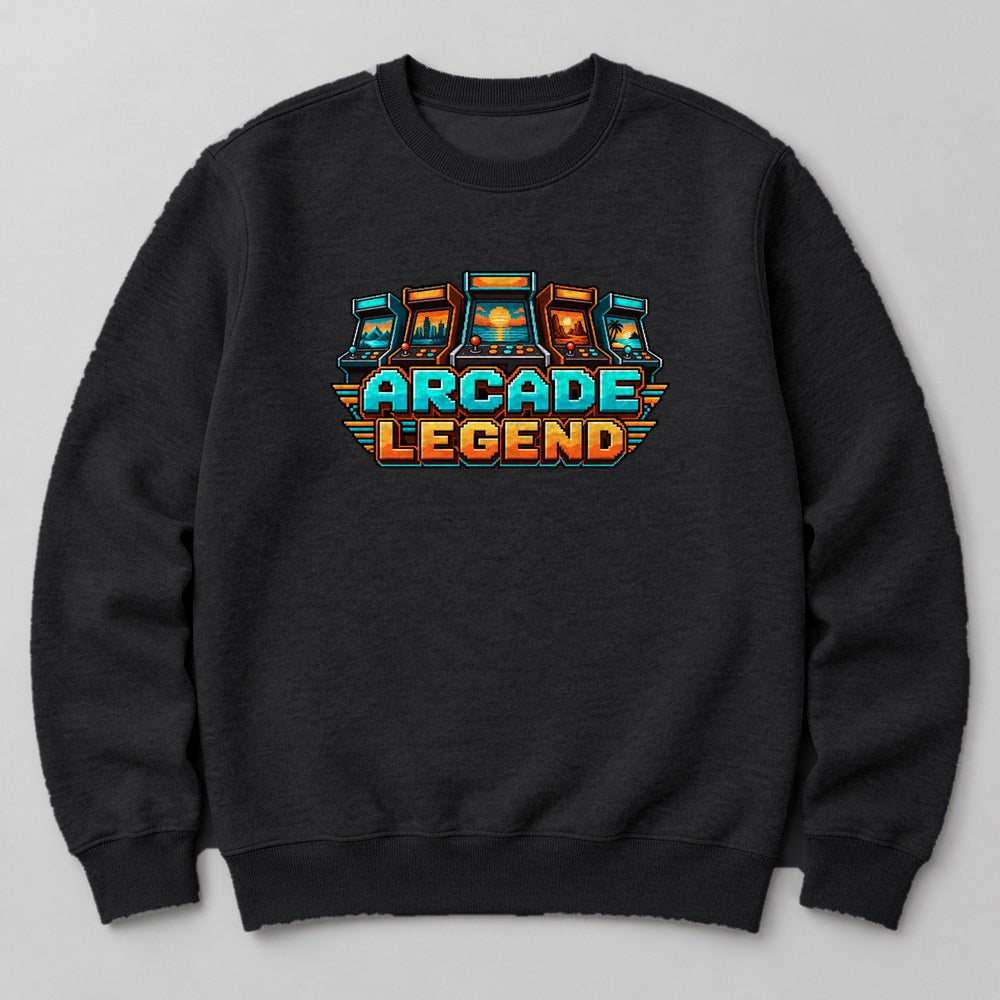 Arcade Legend Sweatshirt in Black