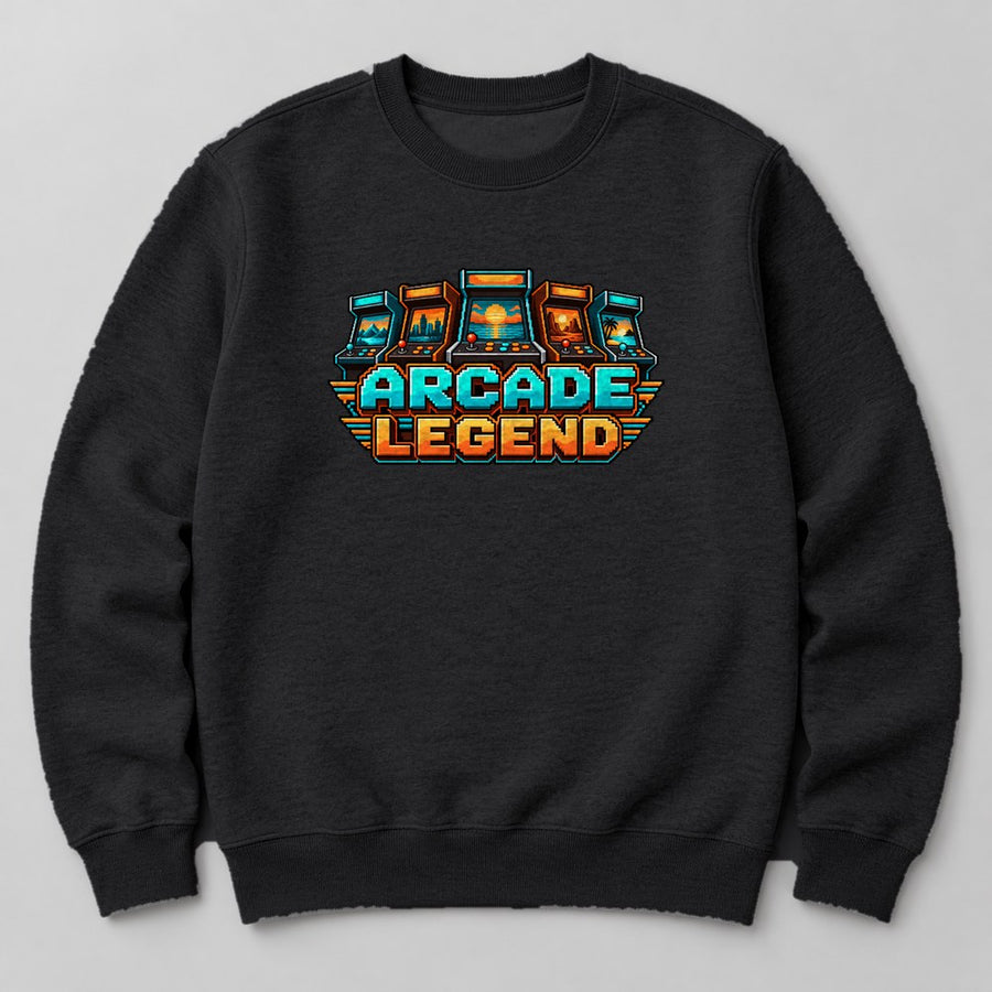 Arcade Legend Sweatshirt in Black