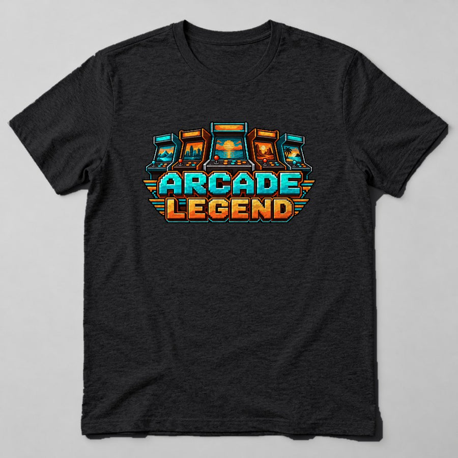 Arcade Legend T-Shirt in Black