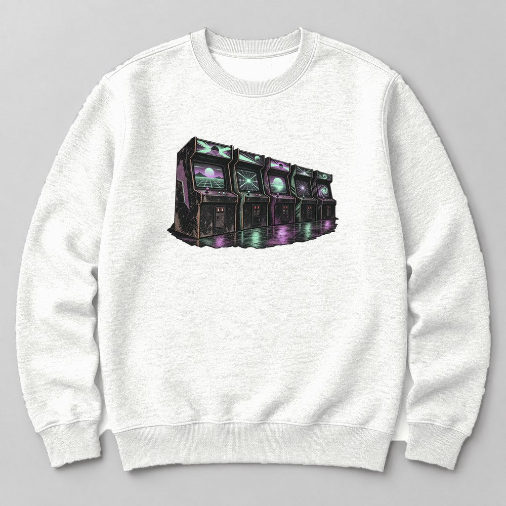 Arcade Cabinets Sweatshirt in White