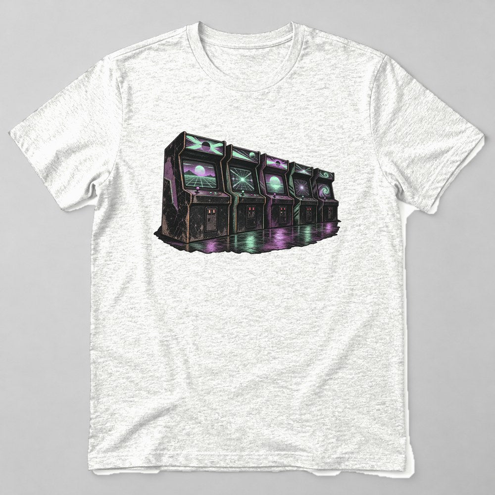 Arcade Cabinets T-Shirt in White
