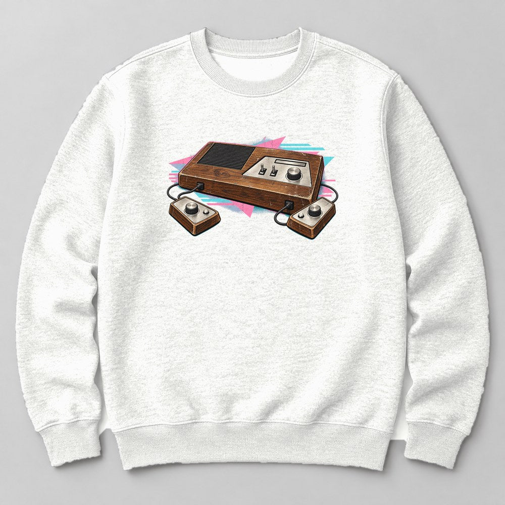 Retro Console Sweatshirt in White