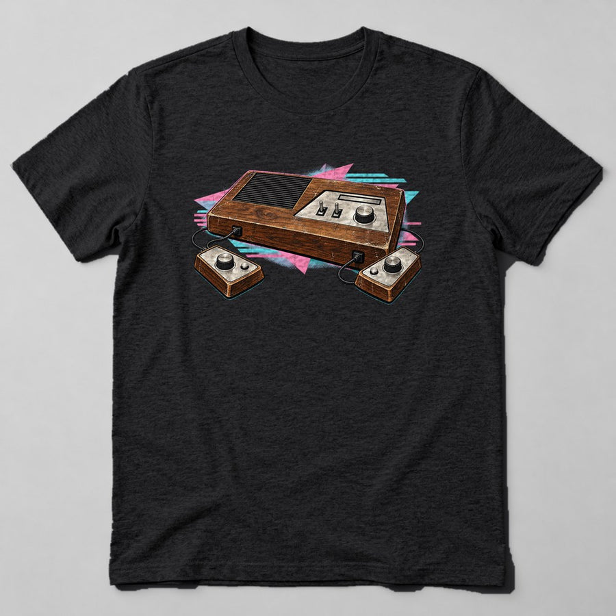 Retro Console T-Shirt in Black